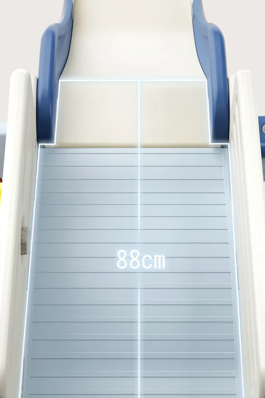 Speeltoestel/Speelhuis/Speelboot Blauw met glijbaan