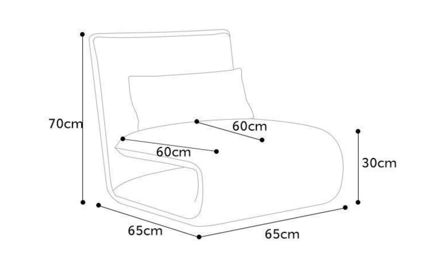 Luxe zwarte lounge slaapfauteuil van stof met stalen frame, stijlvol en multifunctioneel