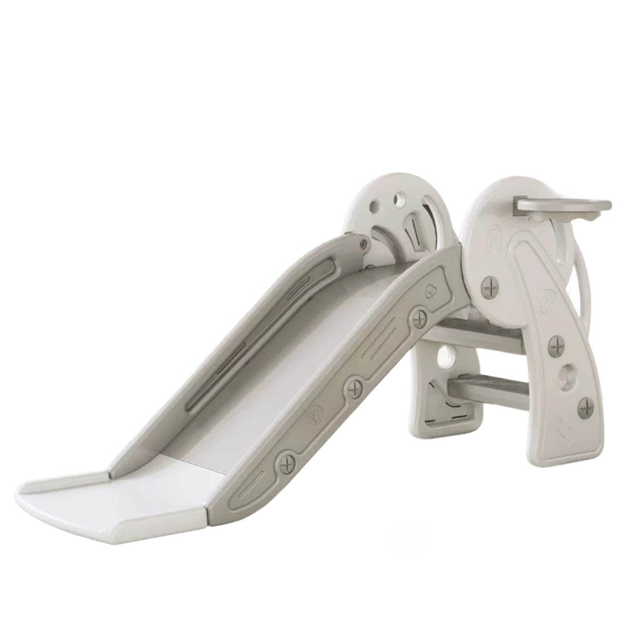 Glijbaan peuter Inklapbaar grijze kunststof glijbaan voor binnen en buiten