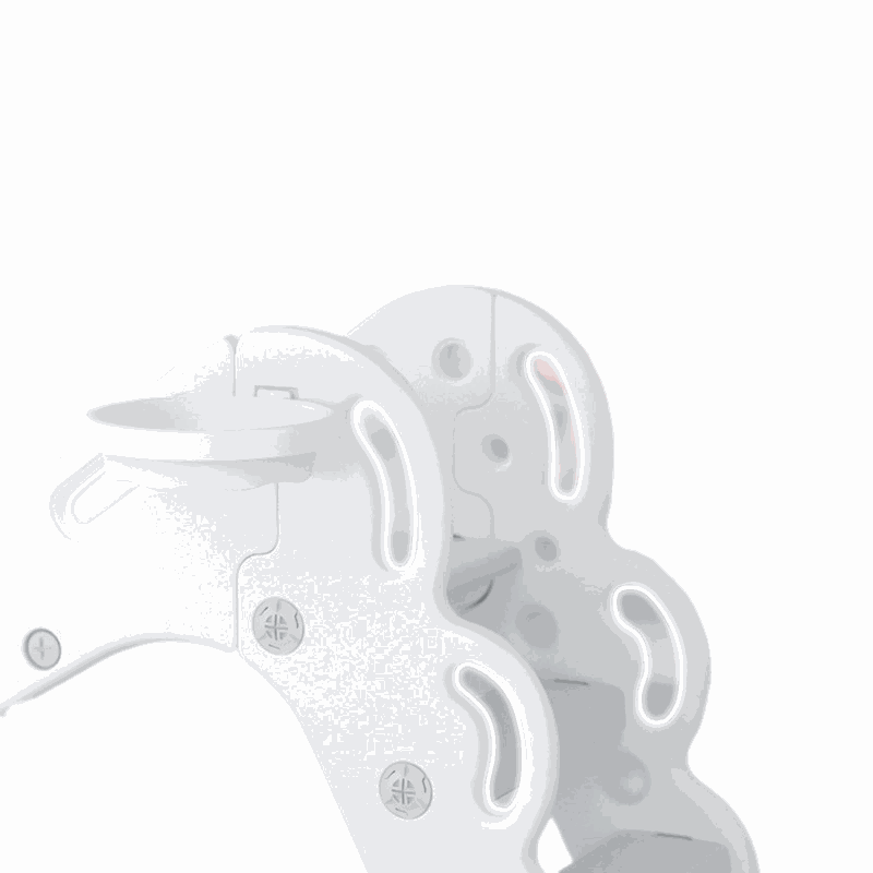 Glijbaan Peuter Nordic wit kunststof kinderglijbaan voor binnen en buiten met antislip treden