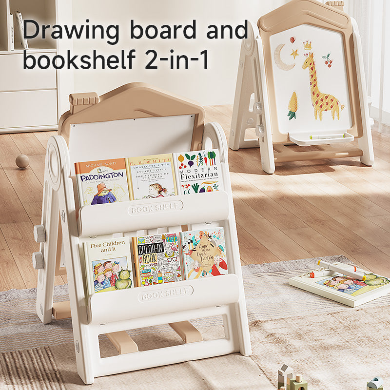 Tekenbord Kunststof Huis Beige met Stoel