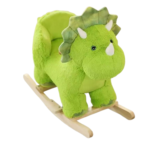 Hobbelfiguur Pluche Dino Kuipstoel