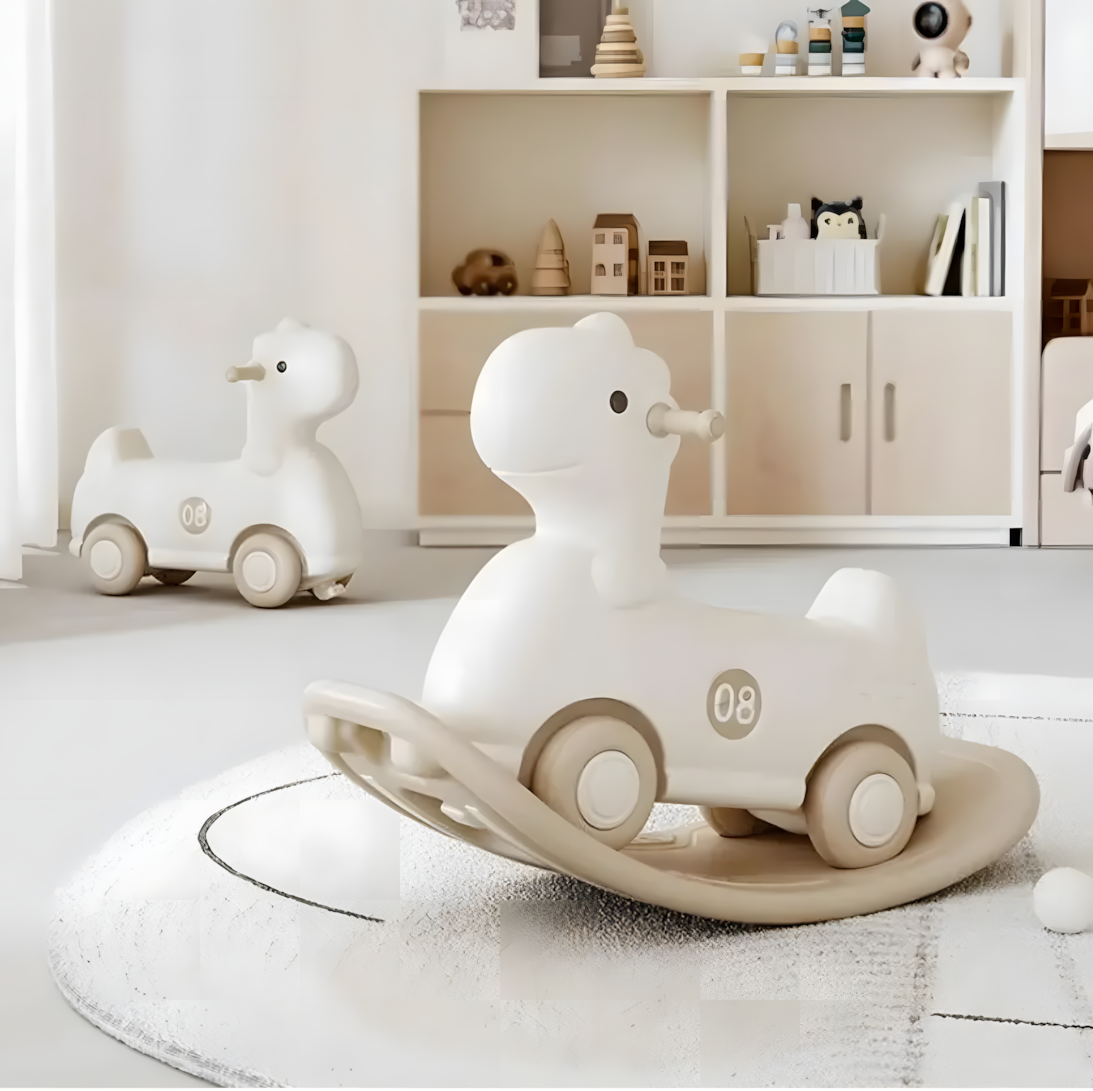 Hobbeldier Loopwagen Basic Beige/Créme SALE
