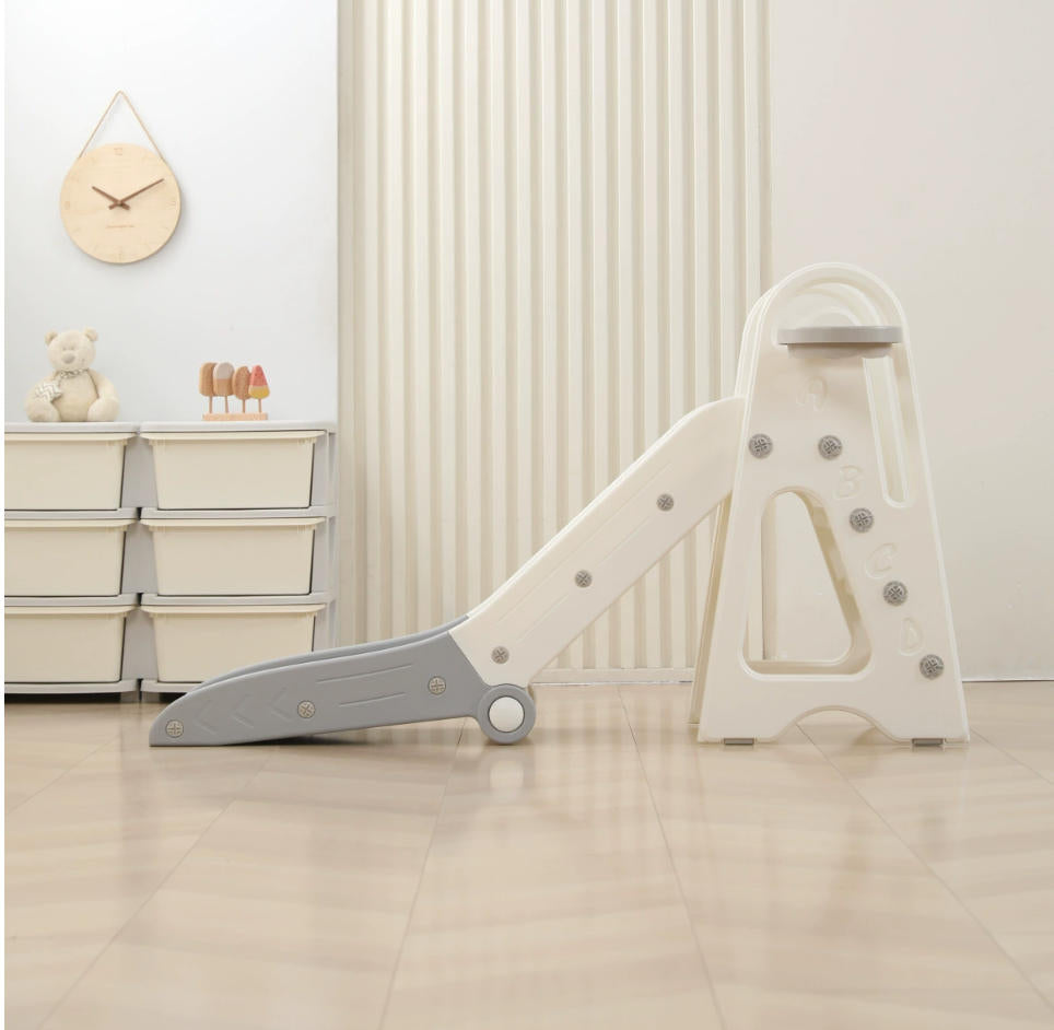 Glijbaan Modern Inklapbaar XL Wit/Grijs voor binnen en buiten