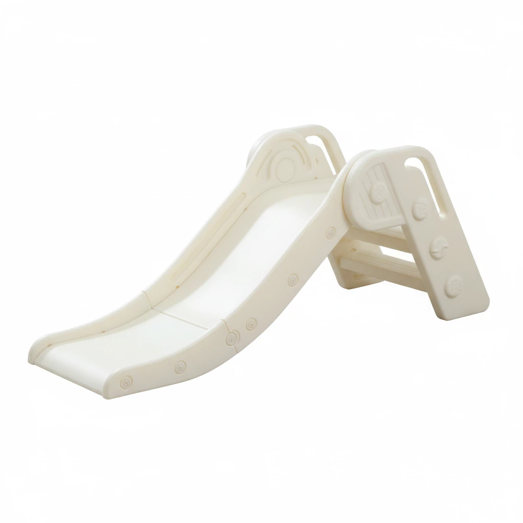 Glijbaan Peuter Basic Inklapbaar Offwhite voor binnen en buiten