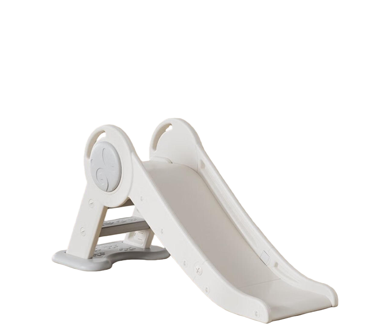 Glijbaan Basic Modern Inklapbaar Peuter Wit/Grijs voor binnen en buiten