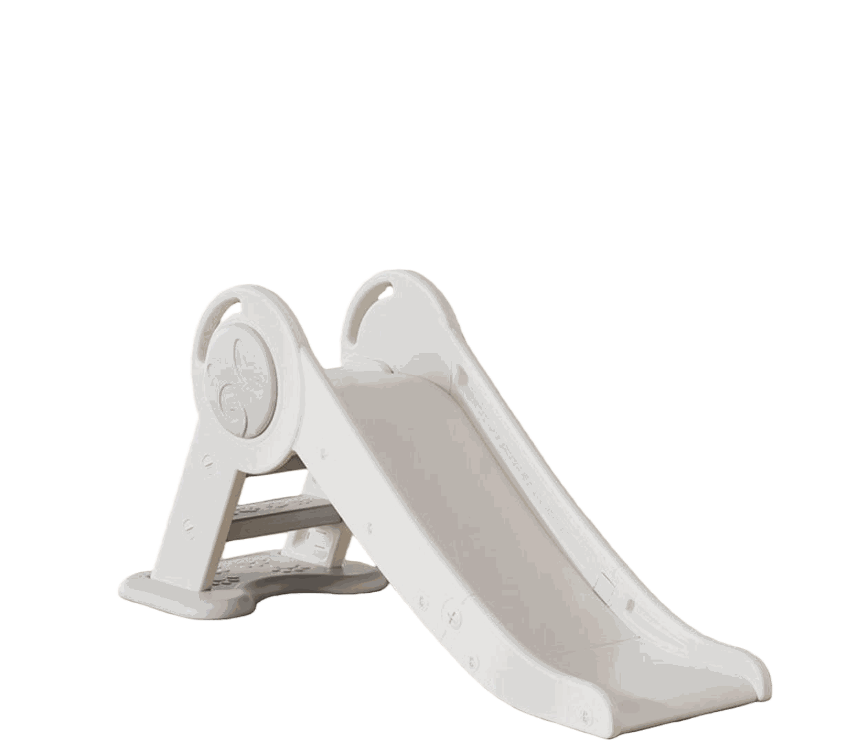 Glijbaan Peuter Basic Modern inklapbaar wit/grijs speelglijbaan voor binnen en buiten
