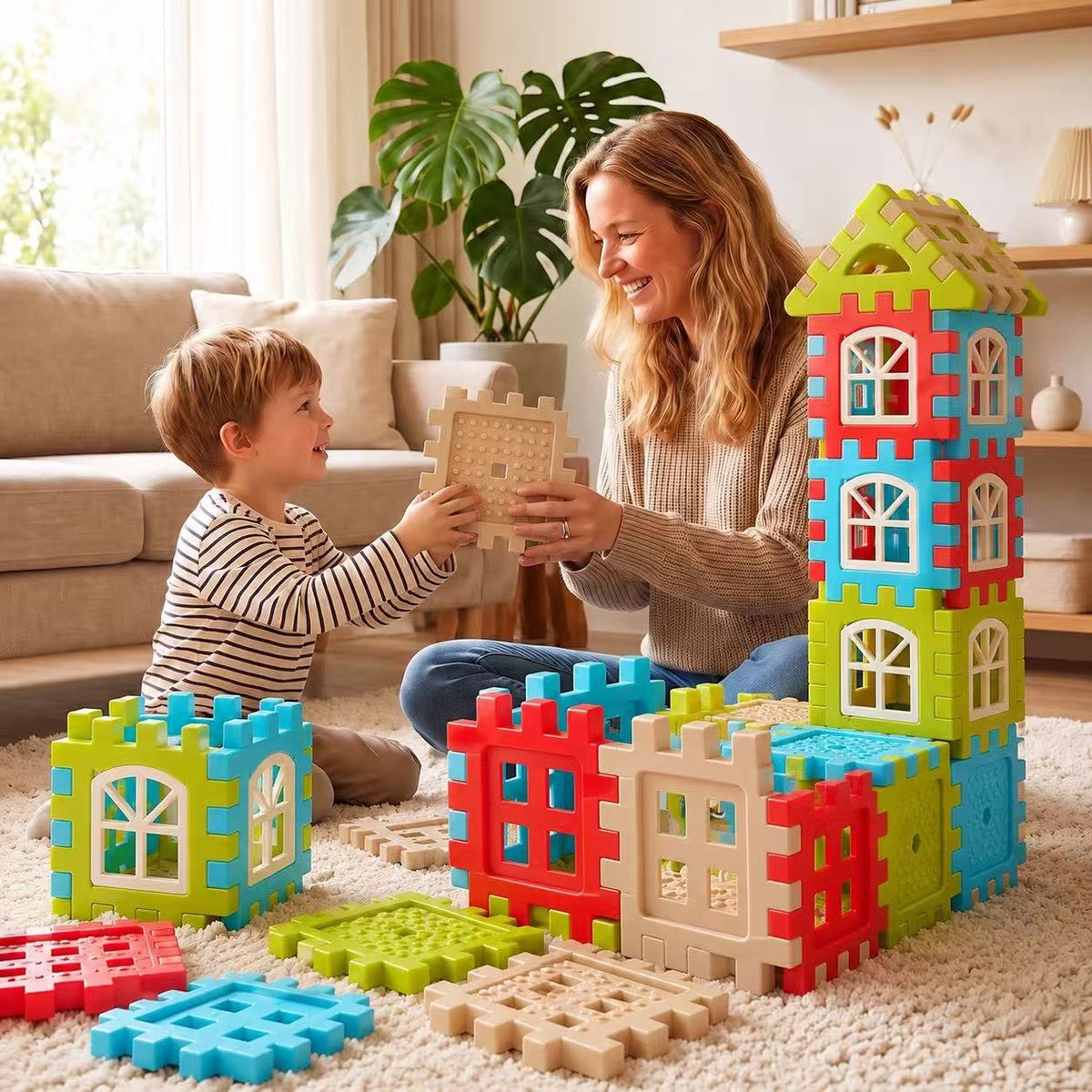 Groot Constructiespeelgoed Multi - 30 stuks | Russle