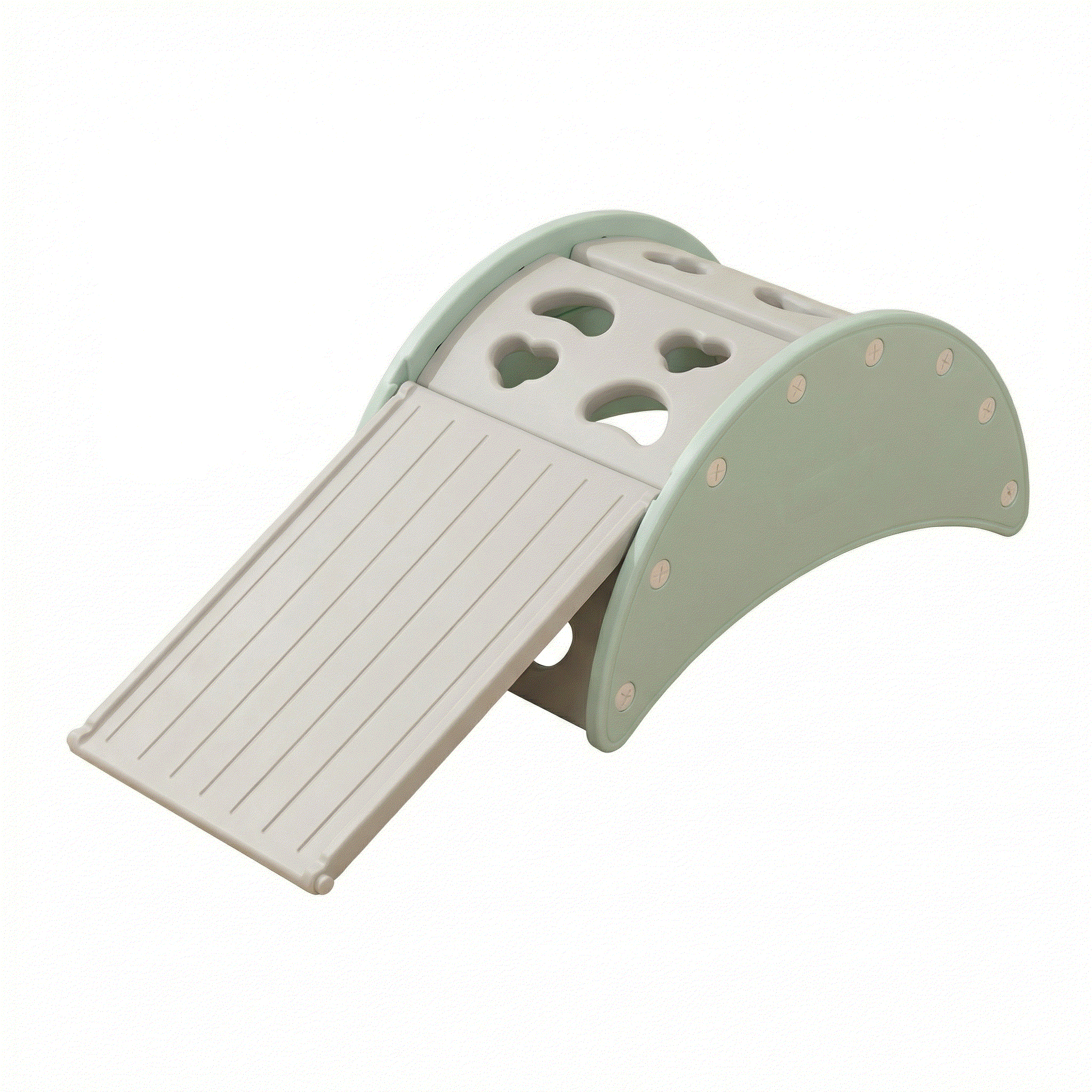 Montessori 4 in 1 speeltoestel mint groen voor peuters en kleuters