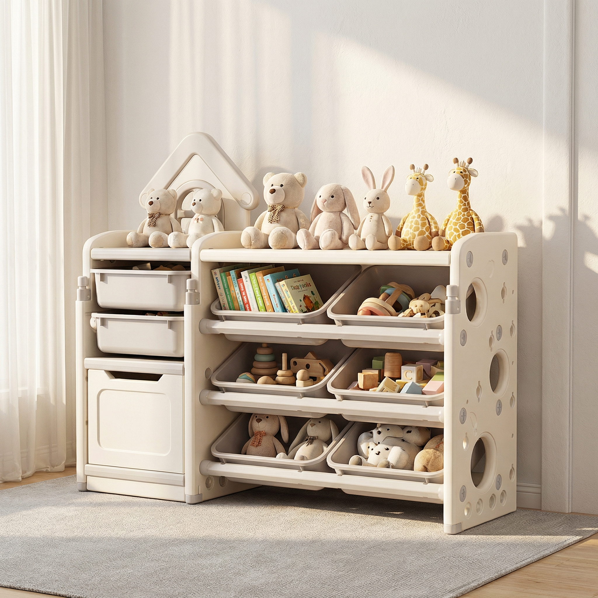 Opberg Combinatie Huis Grijs