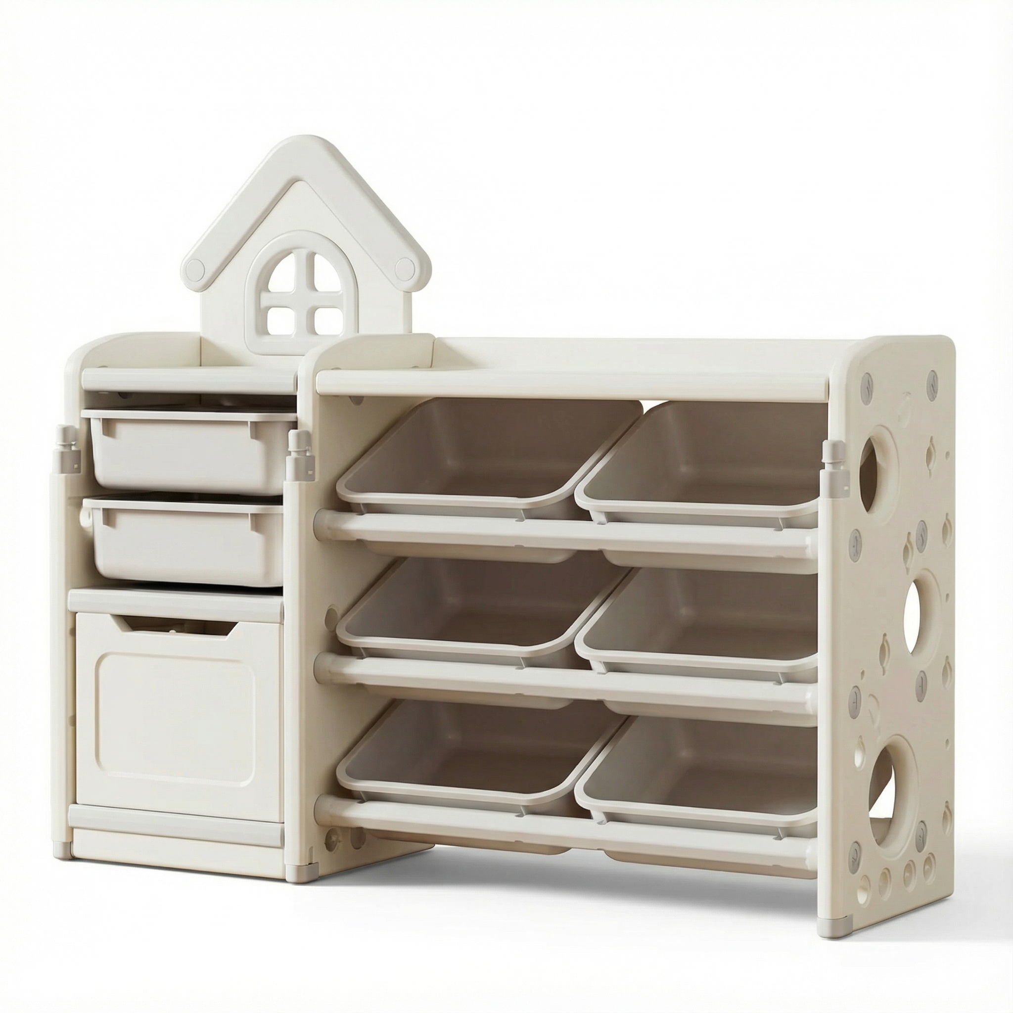 Opberg Combinatie Huis Grijs