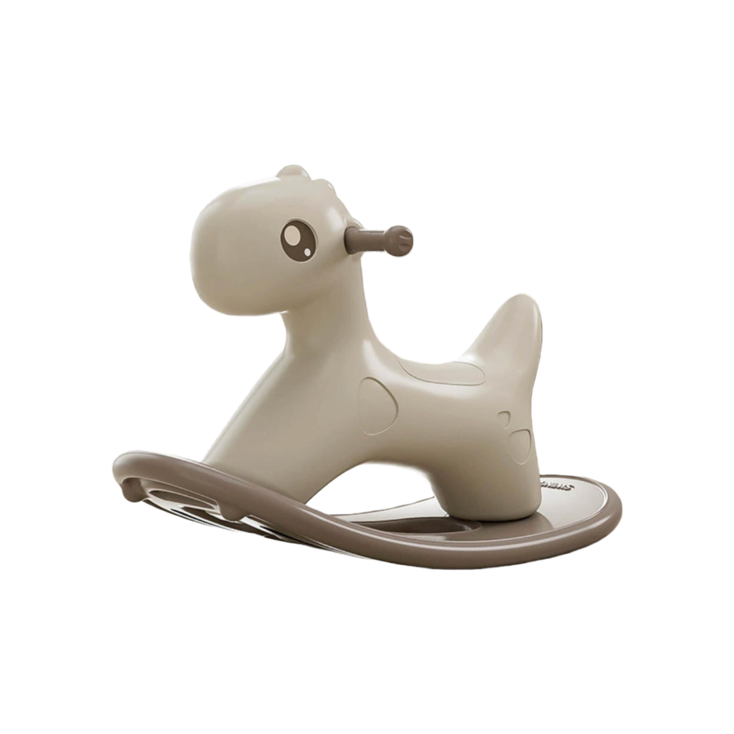 Hobbelfiguur Kunststof Cute Bruin