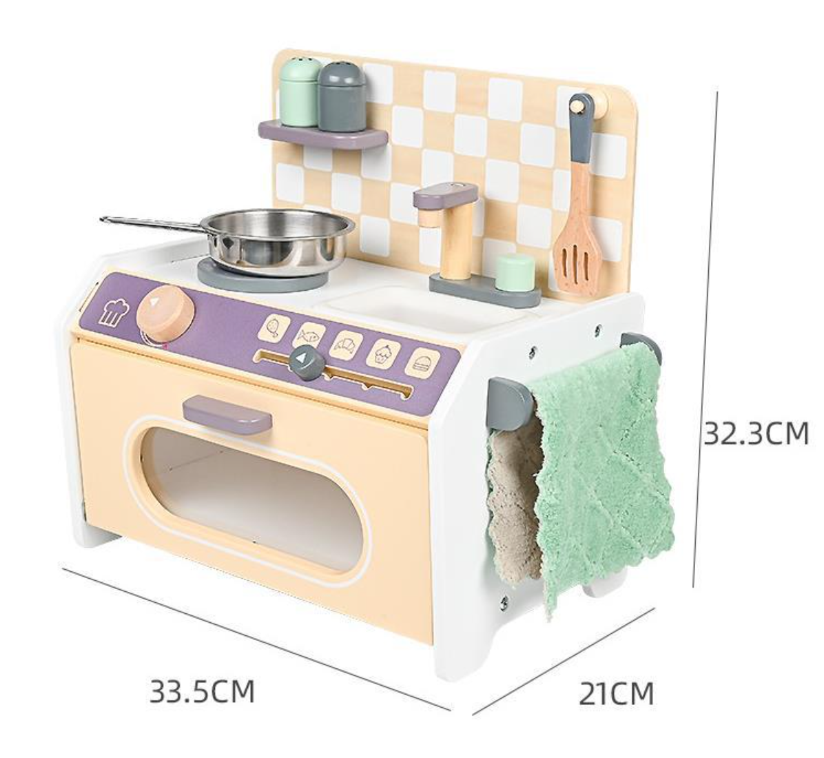 Keukentje Hout Compact Multi