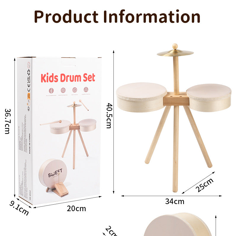 Houten Drumset Peuter