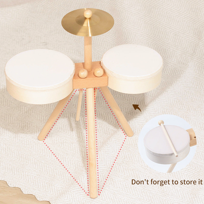 Houten Drumset Peuter