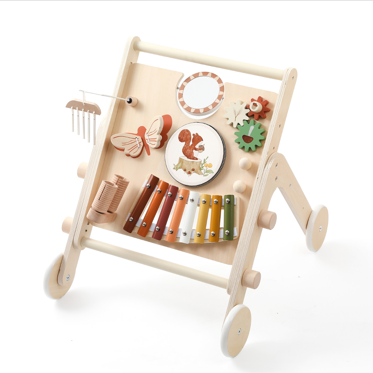 Houten Loopwagen-Trainer Muziek | Russle
