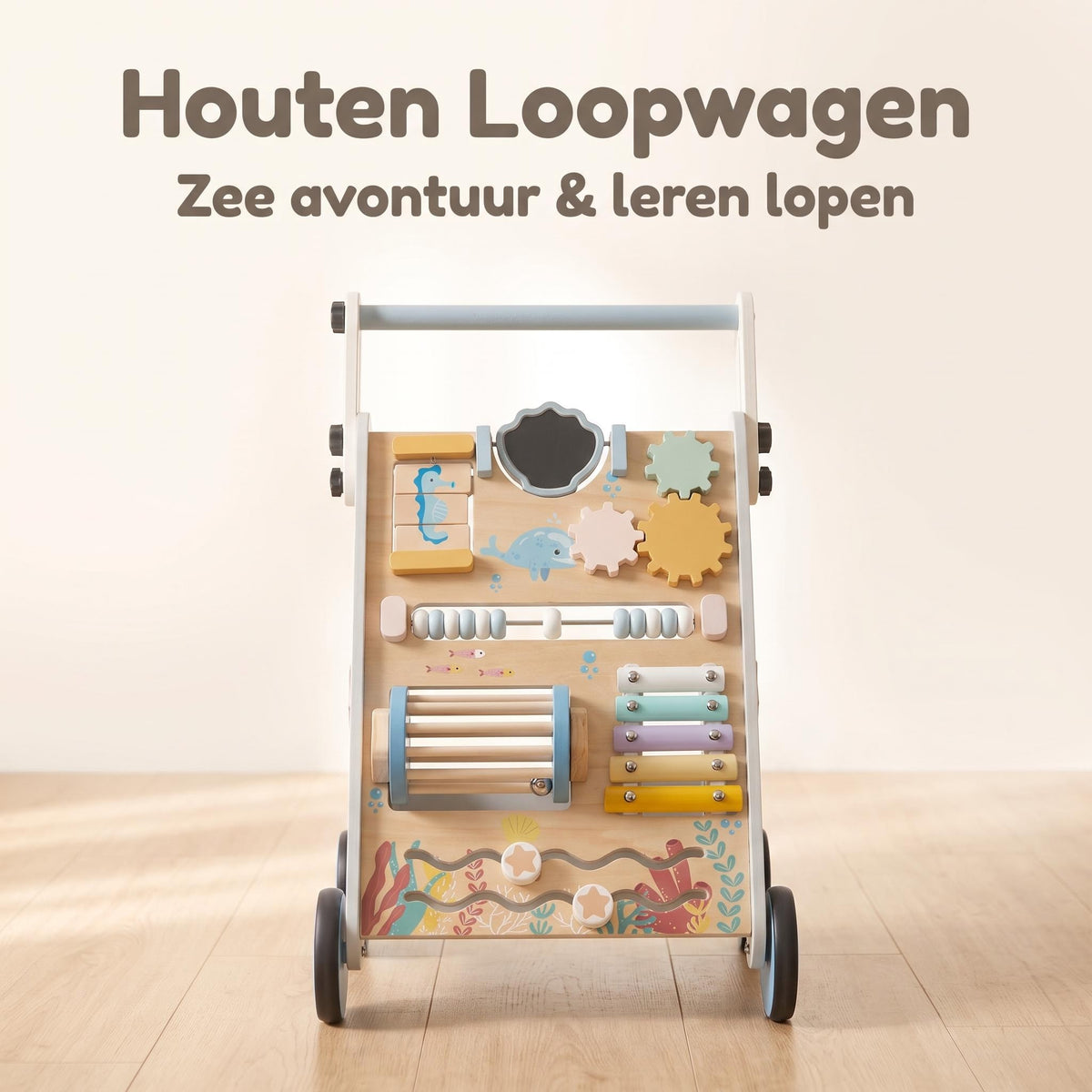 Houten Loopwagen-Trainer Ocean | Russle