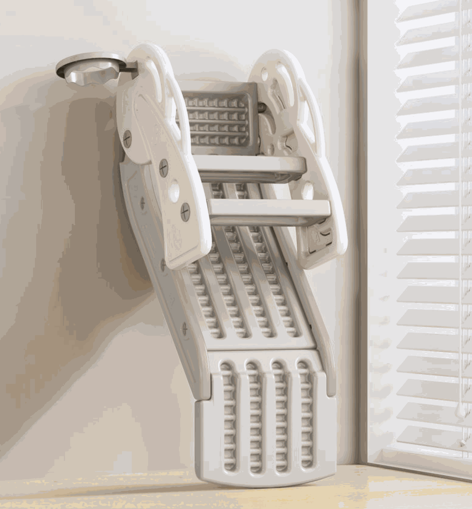 Glijbaan Nature Inklapbaar grijze inklapbare peuterslide voor binnen en buitengebruik