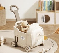 Loopwagen-Trainer Kunststof Crème