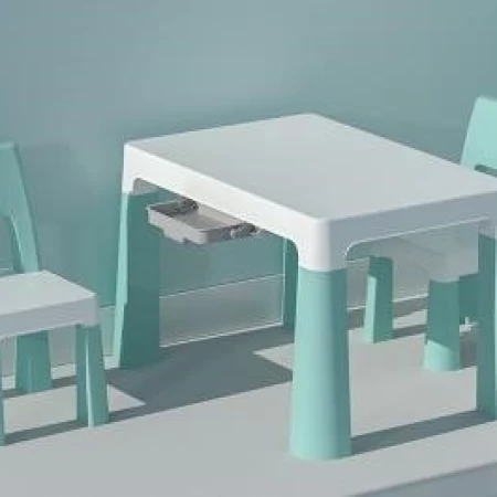 Setje tafel met 2 stoelen Mint Groen