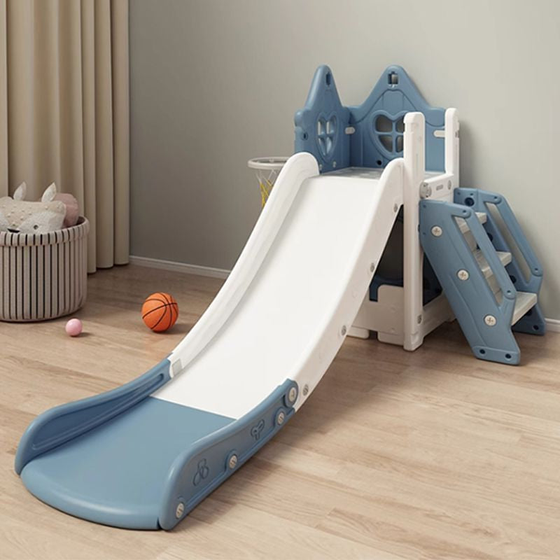 Speeltoestel Toren Huis Blauw met glijbaan ACTIE