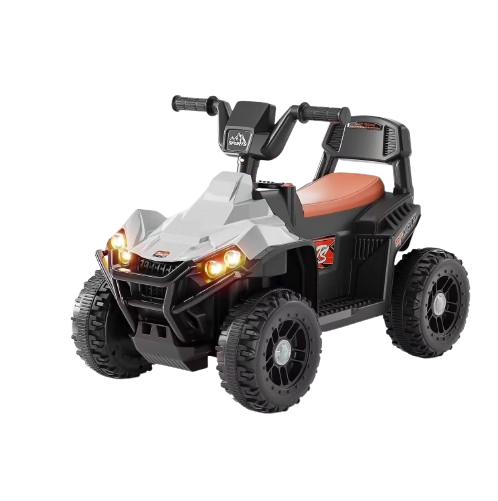 Elektrische Quad Peuter Grijs/Bruin