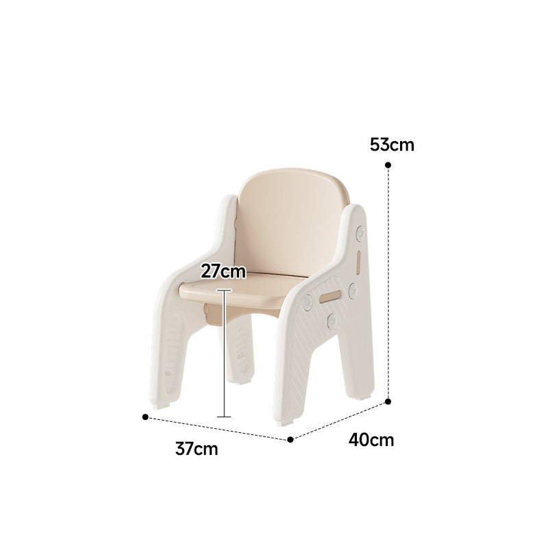 Tekenbord Kunststof Huis Beige met Stoel