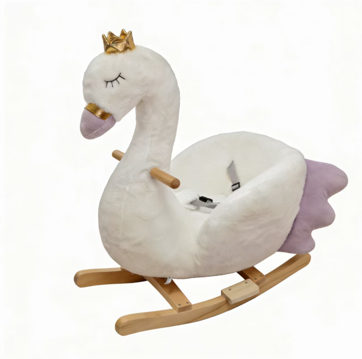 Hobbelfiguur Pluche Zwaan Kuipstoel