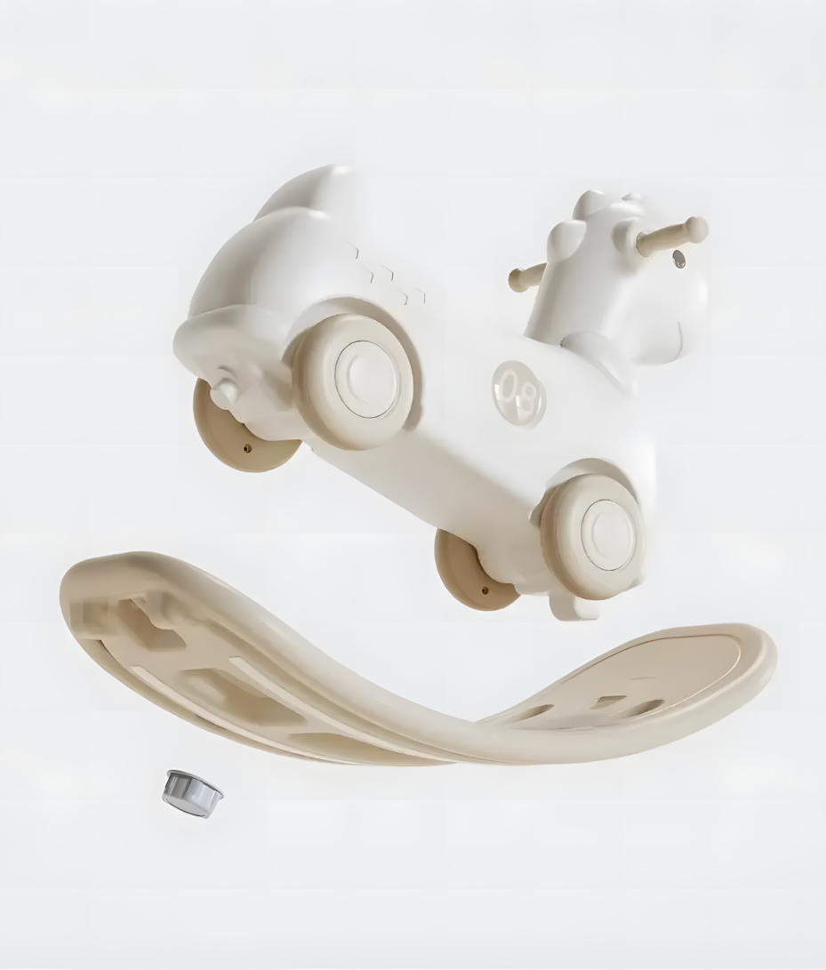 Hobbeldier Loopwagen Basic Beige/Créme SALE