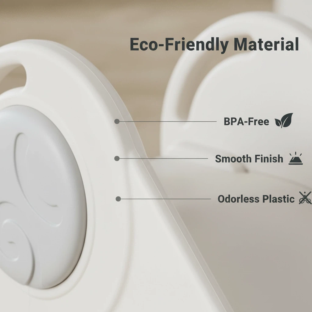Glijbaan Basic Modern Inklapbaar Peuter Wit/Grijs voor binnen en buiten