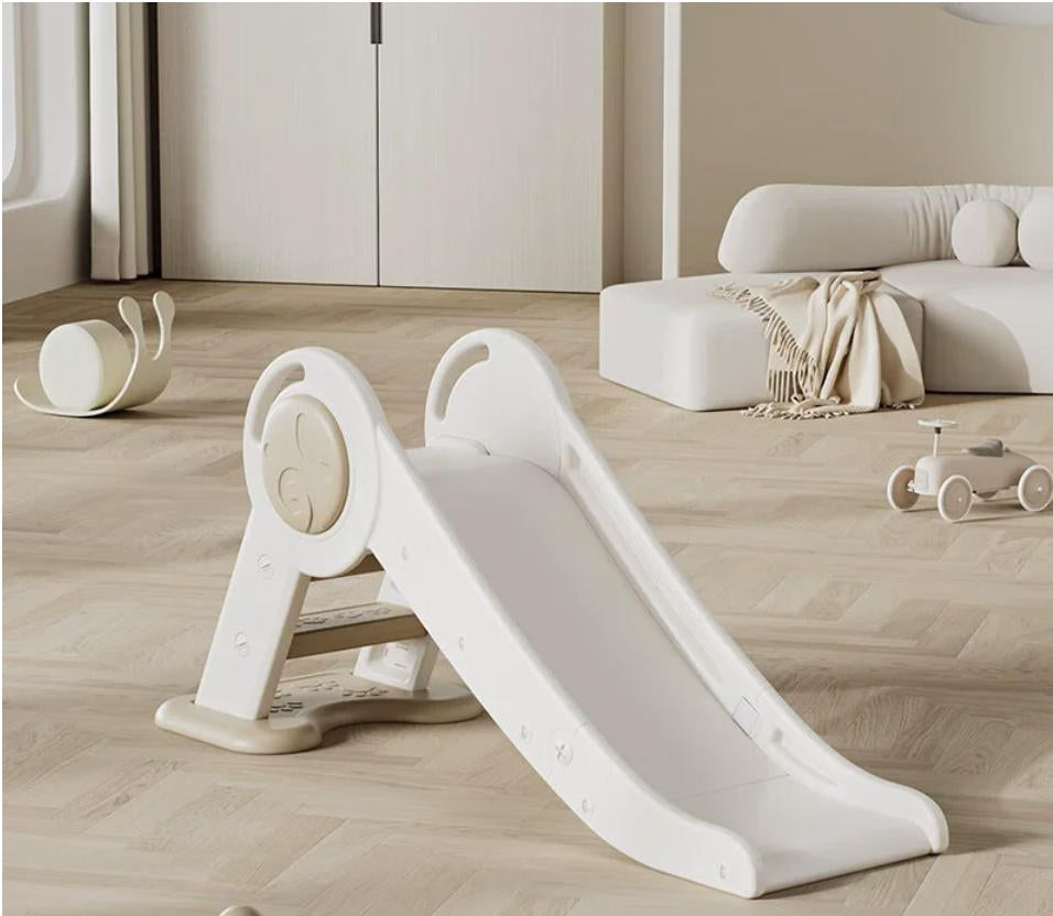 Glijbaan Basic Modern Inklapbaar Peuter Wit/Beige voor binnen en buiten