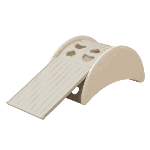 Montessori 4 in 1 offwhite speeltoestel voor klimmen, balanceren en motoriekontwikkeling