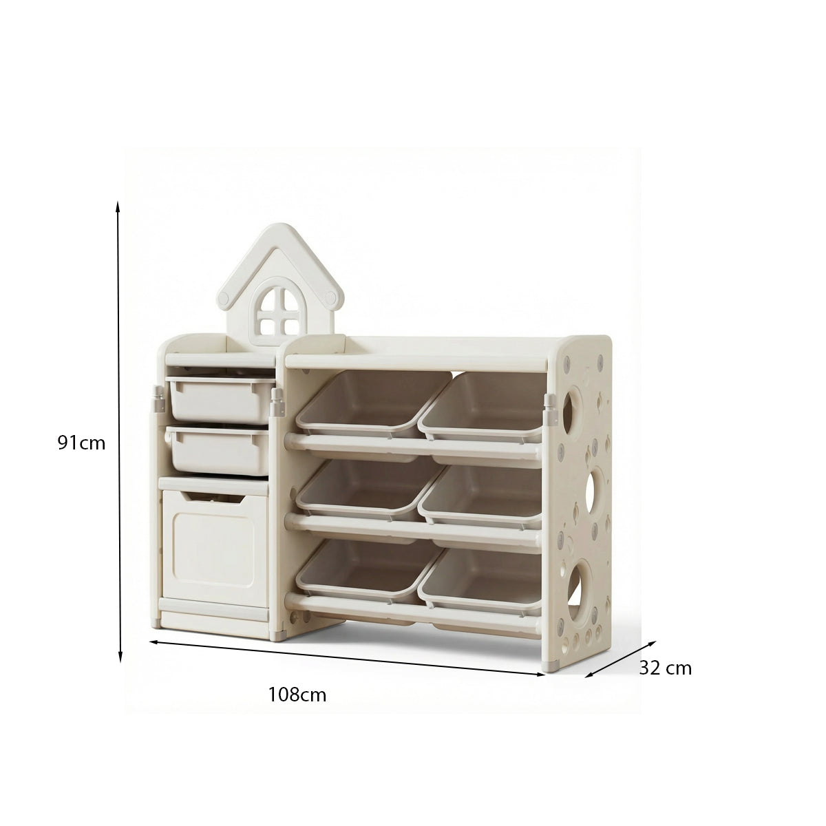 Opberg Combinatie Huis Grijs