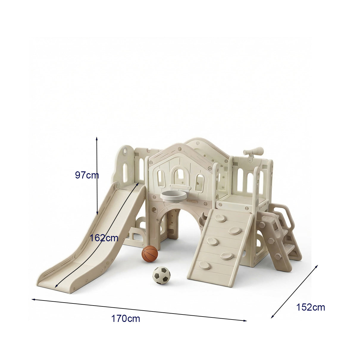 Speeltoestel Toren XL Nature Beige