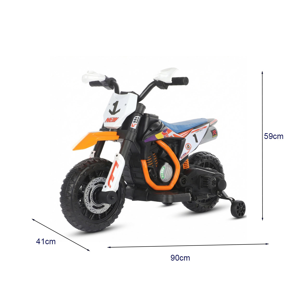 Elektrische Motor Peuter Multi met Zijwieltjes