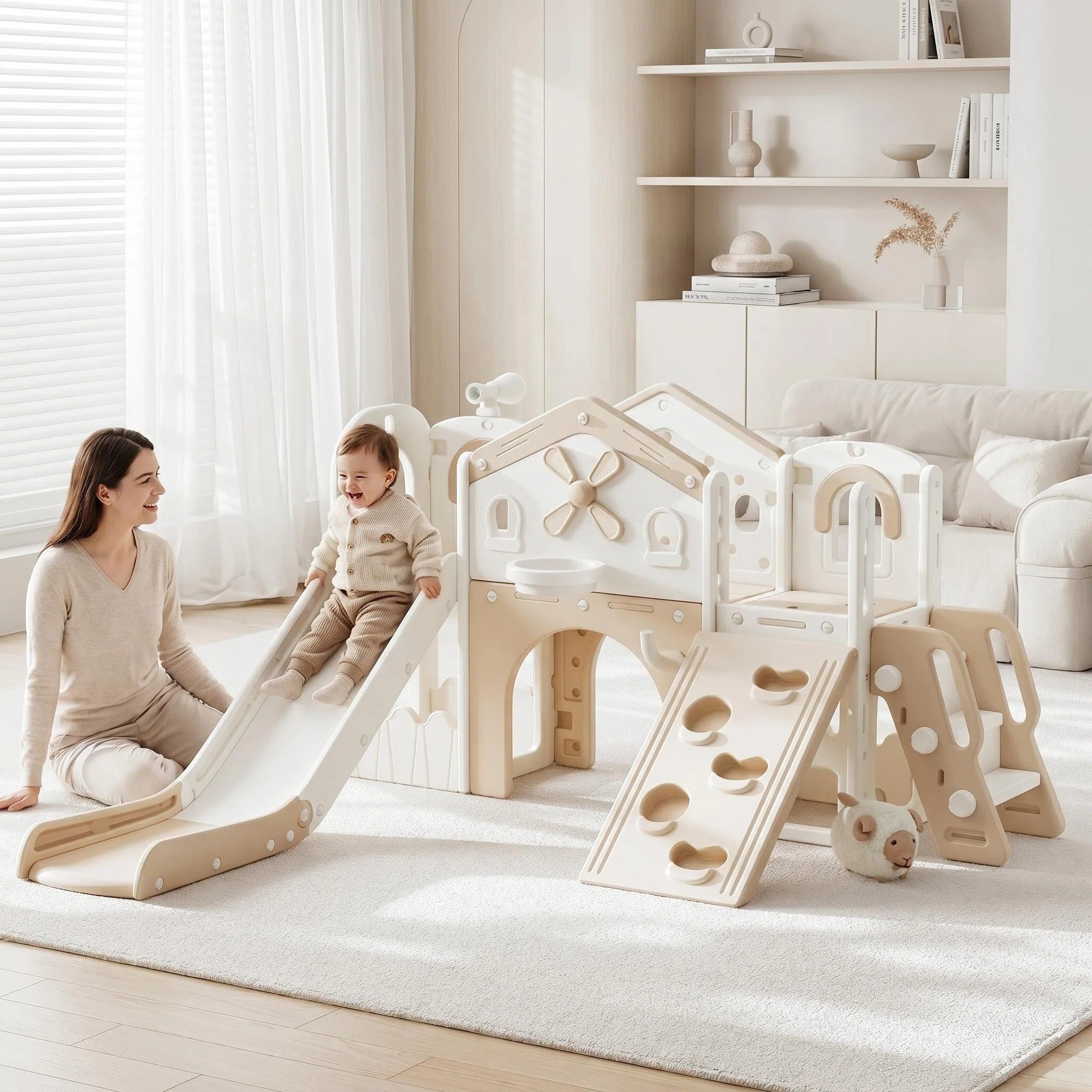 Speeltoestel Toren Holland Beige XL | Russle