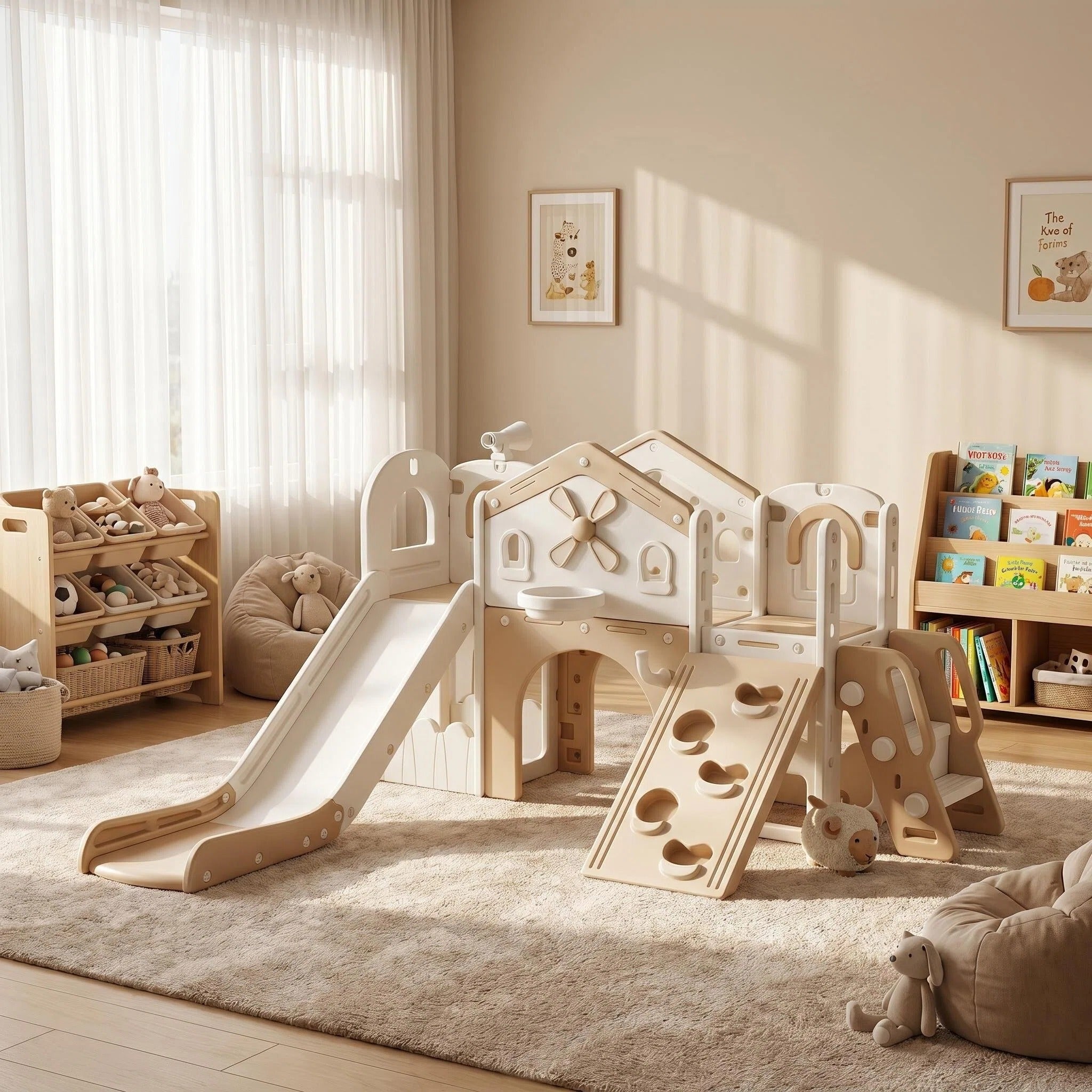 Speeltoestel Toren Holland Beige XL | Russle