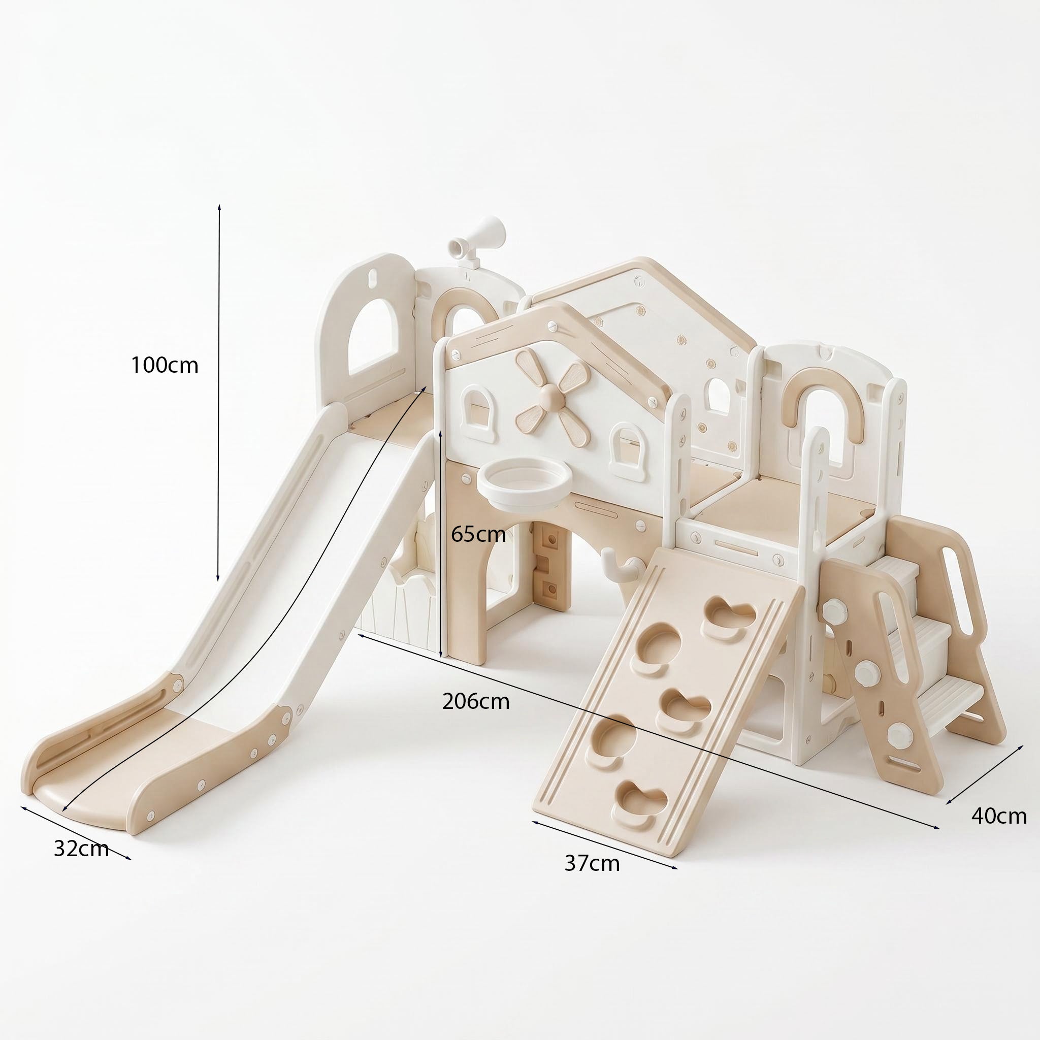 Speeltoestel Toren Holland Beige XL | Russle
