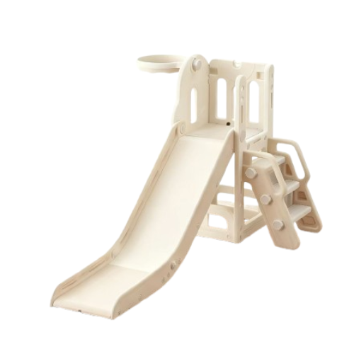 Speeltoestel Toren Nature met Glijbaan Beige SALE